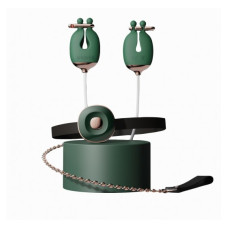 Затискачі для сосків з вібрацією Qingnan No.2 Vibrating Nipple Clamps Green