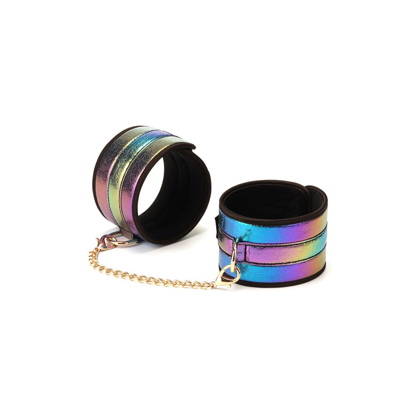 БДСМ-набор Liebe Seele Vivid Rainbow 8 Pieces Set, 8 аксессуаров, экокожа на бархатной основе БДСМ-набор Liebe Seele Vivid Rainbow 8 Pieces Set, 8 аксессуаров, экокожа на бархатной основе
