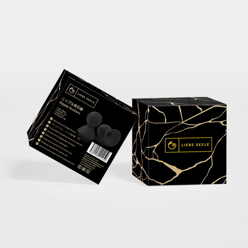 Присоски для сосков Liebe Seele Nipple Suckers Black, силикон Присоски для сосков Liebe Seele Nipple Suckers Black, силикон
