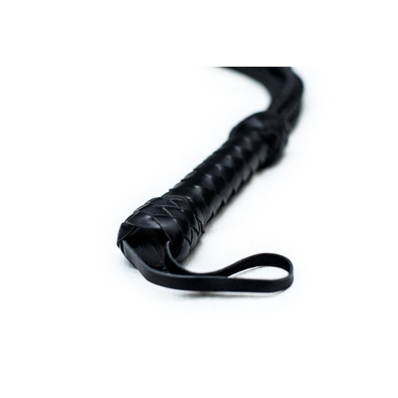 Флогер Art of Sex Кішка, 9 плетених хвостів по 50 см, Чорний