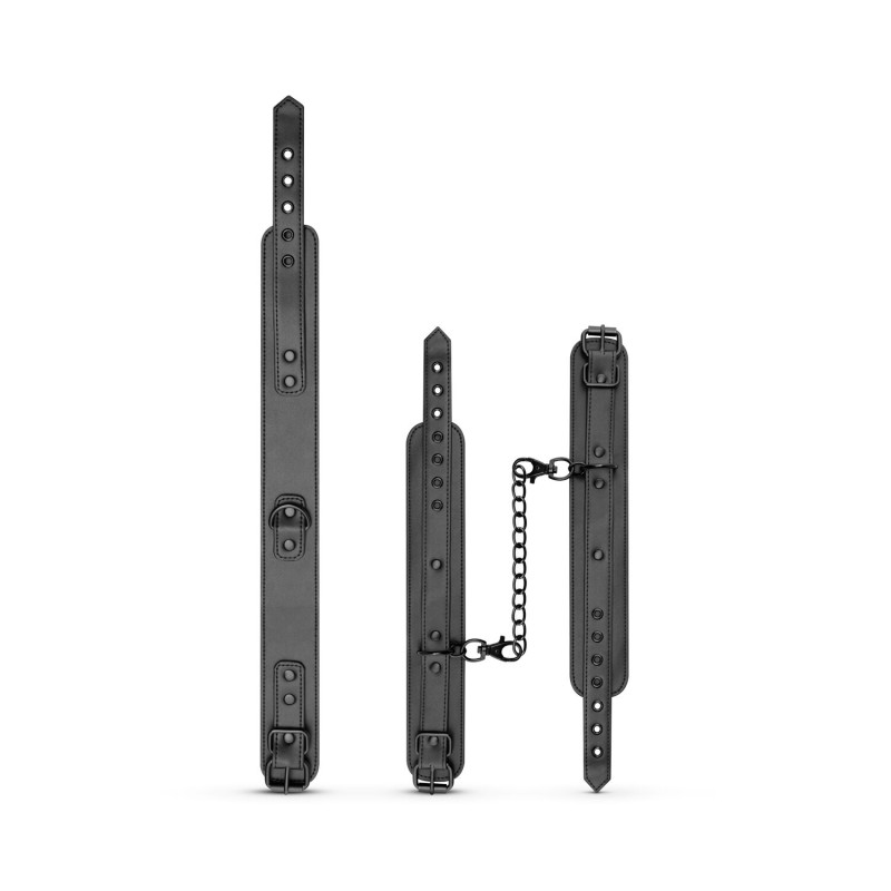 Наручники з нашийником Bedroom Fantasies: Collar & Wrist Cuffs, чорні Наручники з нашийником Bedroom Fantasies: Collar & Wrist Cuffs, чорні