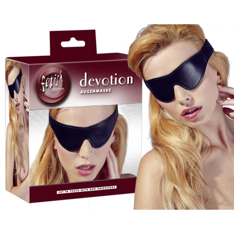 Маска Fetish Collection Eye Mask Imit. Leather Чорна Маска Fetish Collection Eye Mask Imit. Leather Чорна