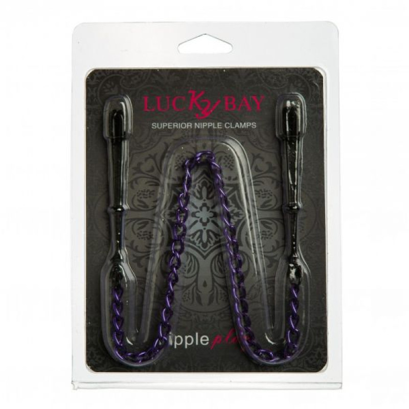 Зажимы на соски Lucky Bay Nipple play Фиолетовые Зажимы на соски Lucky Bay Nipple play Фиолетовые