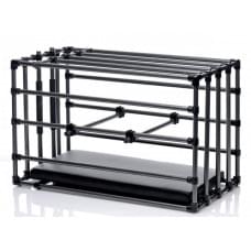 Прочная разборная клетка для наказаний Master Series Kennel Adjustable Bondage Cage