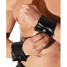 Чоловічі браслети з потайним гаманцем Noir Handmade H075, пара, під латекс, потайна блискавка