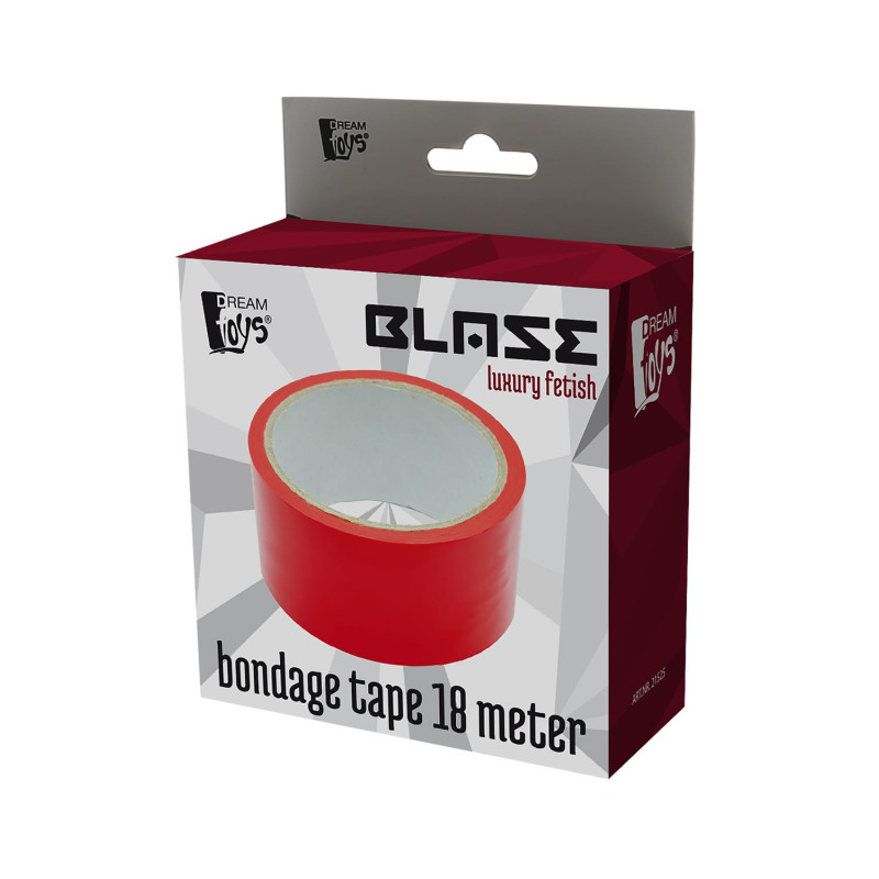 Бондажная лента Dreamtoys Blaze Bondage Tape 18 м Красная Бондажная лента Dreamtoys Blaze Bondage Tape 18 м Красная