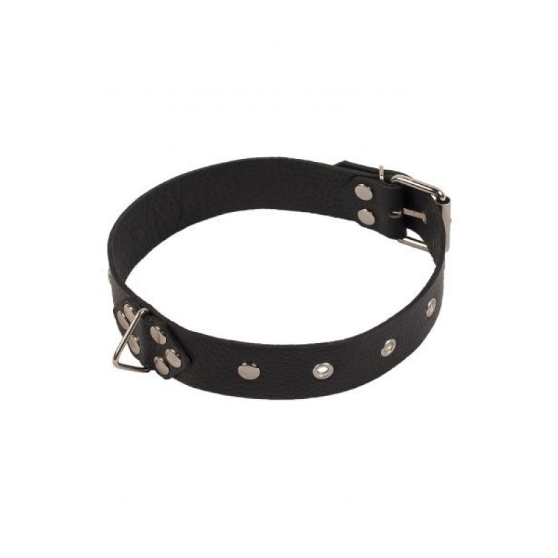 Нашийник sLash Leather Restraints Collar, Black Нашийник sLash Leather Restraints Collar, Black