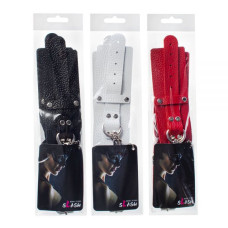 Наручники sLash Leather Dominant Hand Cuffs, Red