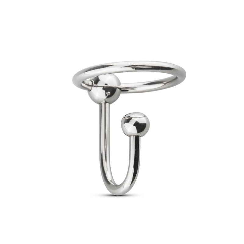Уретральна вставка з кільцем Sinner Gear Unbendable - Sperm Stopper Solid, діаметр кільця 2,6см Уретральна вставка з кільцем Sinner Gear Unbendable - Sperm Stopper Solid, діаметр кільця 2,6см