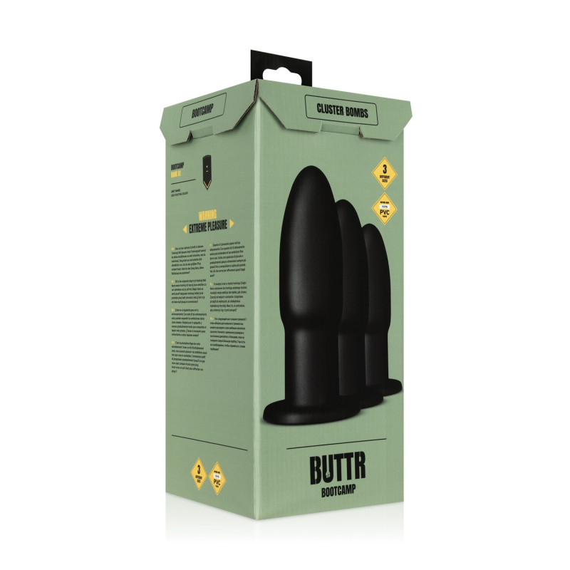 Набор анальных пробок BUTTR - Cluster Bombs Anal Training Set Набор анальных пробок BUTTR - Cluster Bombs Anal Training Set