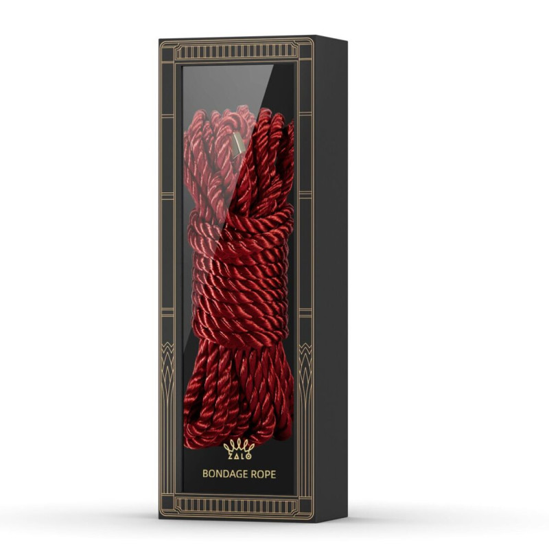 Роскошная веревка для Шибари Zalo Bondage Rope Red Роскошная веревка для Шибари Zalo Bondage Rope Red