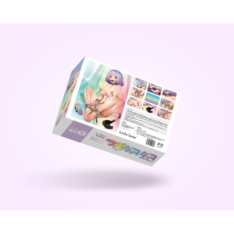 БДСМ-набор Liebe Seele Vivid Rainbow 8 Pieces Set, 8 аксессуаров, экокожа на бархатной основе БДСМ-набор Liebe Seele Vivid Rainbow 8 Pieces Set, 8 аксессуаров, экокожа на бархатной основе