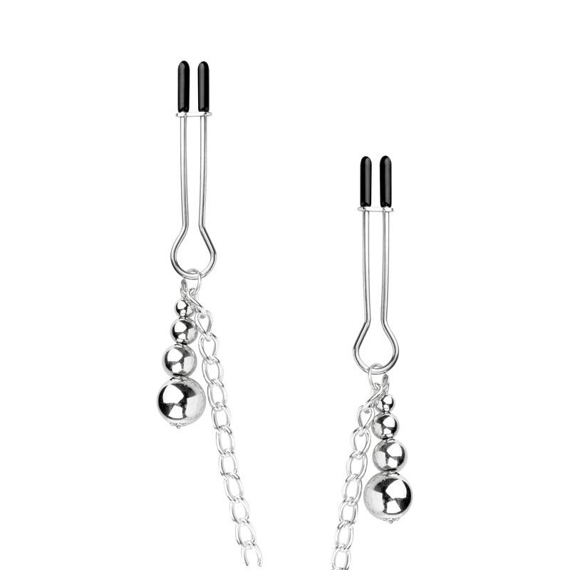 Зажимы для сосков и клитора Bedroom Fantasies: Nipple and Clitoris Clamps - Silver Зажимы для сосков и клитора Bedroom Fantasies: Nipple and Clitoris Clamps - Silver