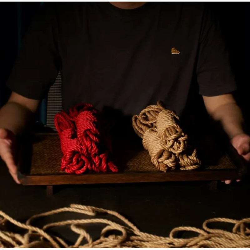 Мотузка шибарі Lockink Sevanda бежева, 8 м Мотузка шибарі Lockink Sevanda бежева, 8 м