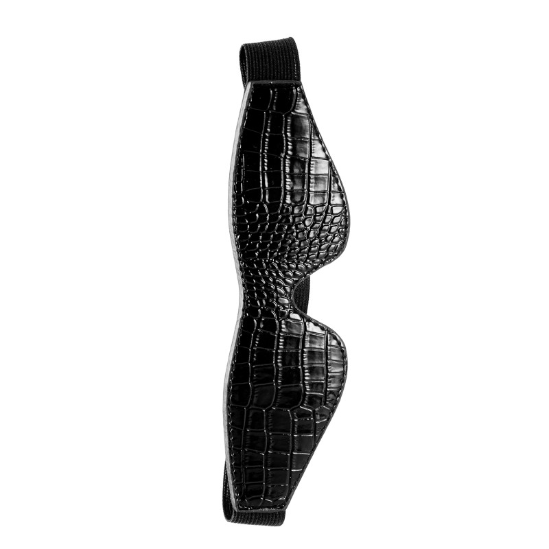 Маска на очі Dream toys BLAZE LUXUARY BLINDFOLD CROCO BLACK