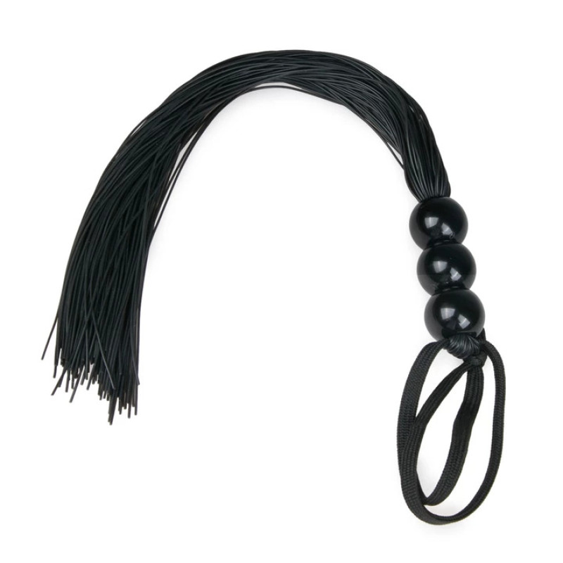 Флогер EasyToys Black Silicone Whip, 32 см