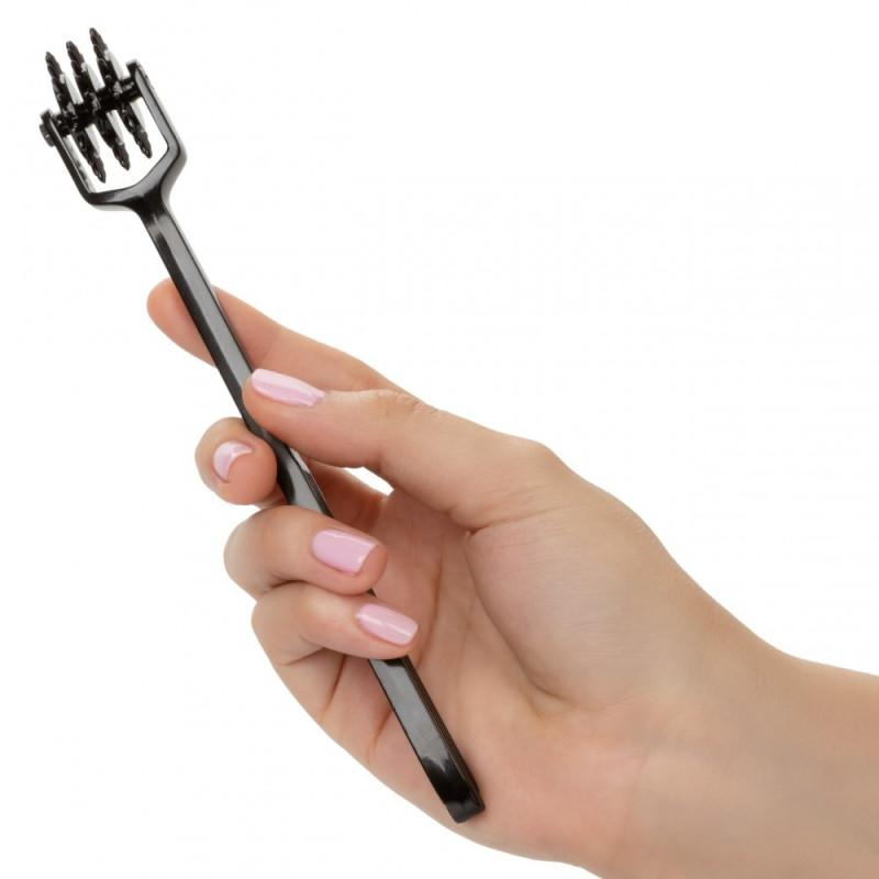 Колесо Вартенберга тройное California Exotic Boundless, металлическое, черное, 18.5 см Колесо Вартенберга тройное California Exotic Boundless, металлическое, черное, 18.5 см