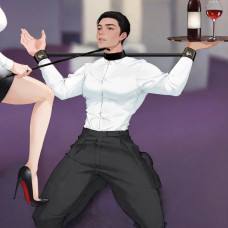 Розпірка для зап'ясток або щиколоток з нашийником і затискачами на соски з дзвіночками UPKO Чорна