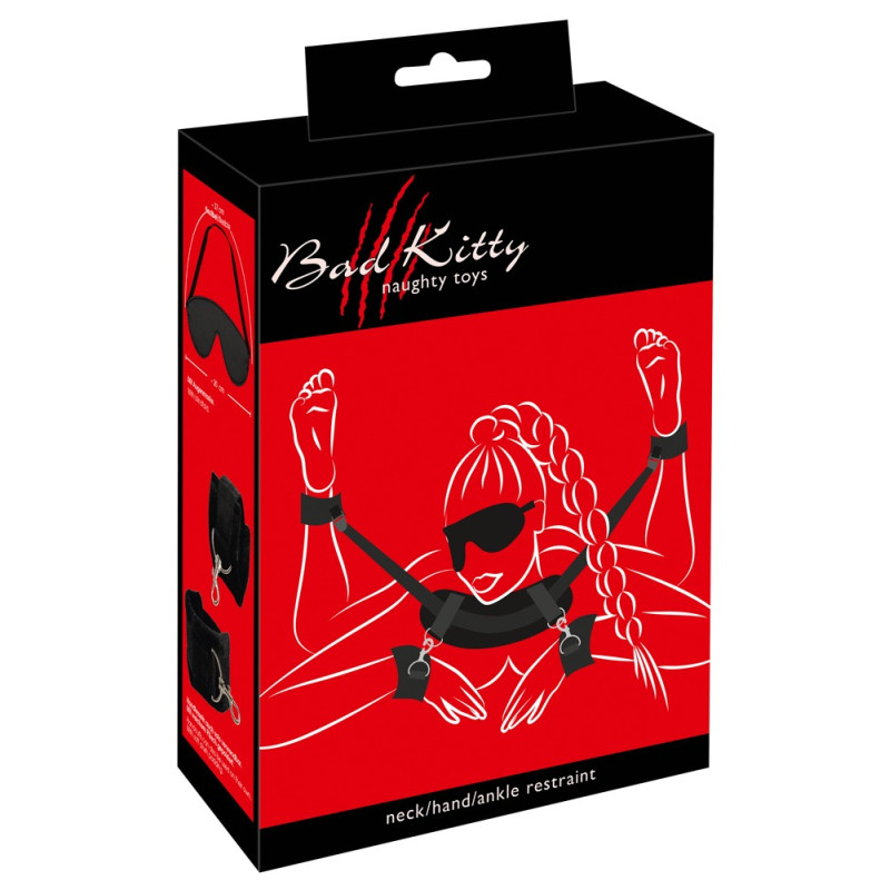 Набір БДСМ Bad Kitty Neck-Wrist-Ankle Res Набір БДСМ Bad Kitty Neck-Wrist-Ankle Res