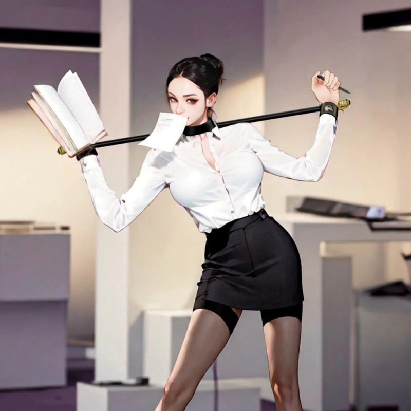 Розпірка для зап'ясток або щиколоток з нашийником і затискачами на соски з дзвіночками UPKO Чорна Розпірка для зап'ясток або щиколоток з нашийником і затискачами на соски з дзвіночками UPKO Чорна