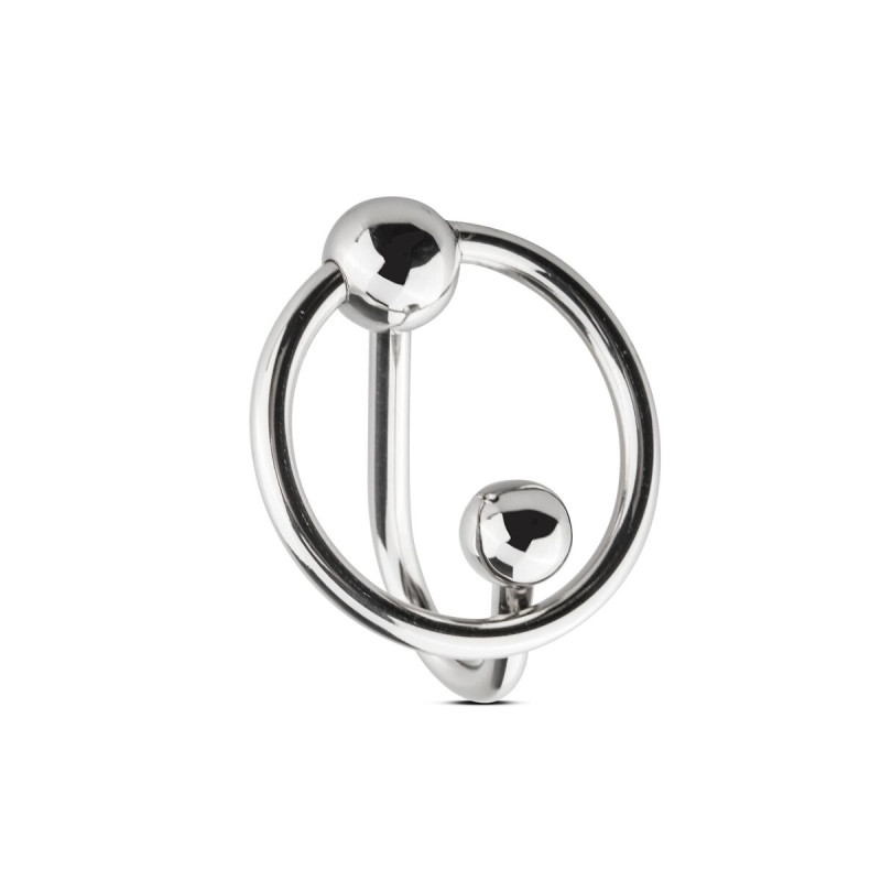 Уретральная вставка с кольцом Sinner Gear Unbendable - Sperm Stopper Solid, диаметр кольца 3,2см Уретральная вставка с кольцом Sinner Gear Unbendable - Sperm Stopper Solid, диаметр кольца 3,2см