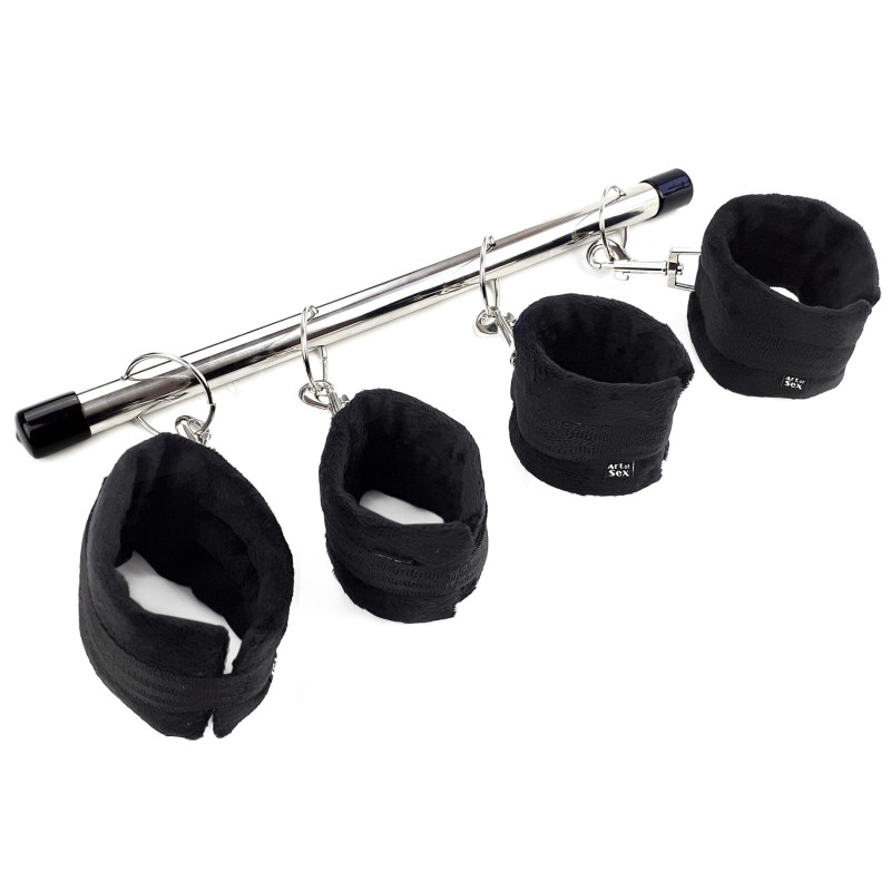 Колодка-розпірка для рук та ніг Art of Sex – Bondage Soft Touch BDSM Spreader, чорний Колодка-розпірка для рук та ніг Art of Sex – Bondage Soft Touch BDSM Spreader, чорний