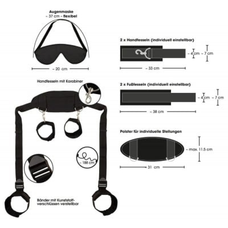 Набір БДСМ Bad Kitty Neck-Wrist-Ankle Res Набір БДСМ Bad Kitty Neck-Wrist-Ankle Res