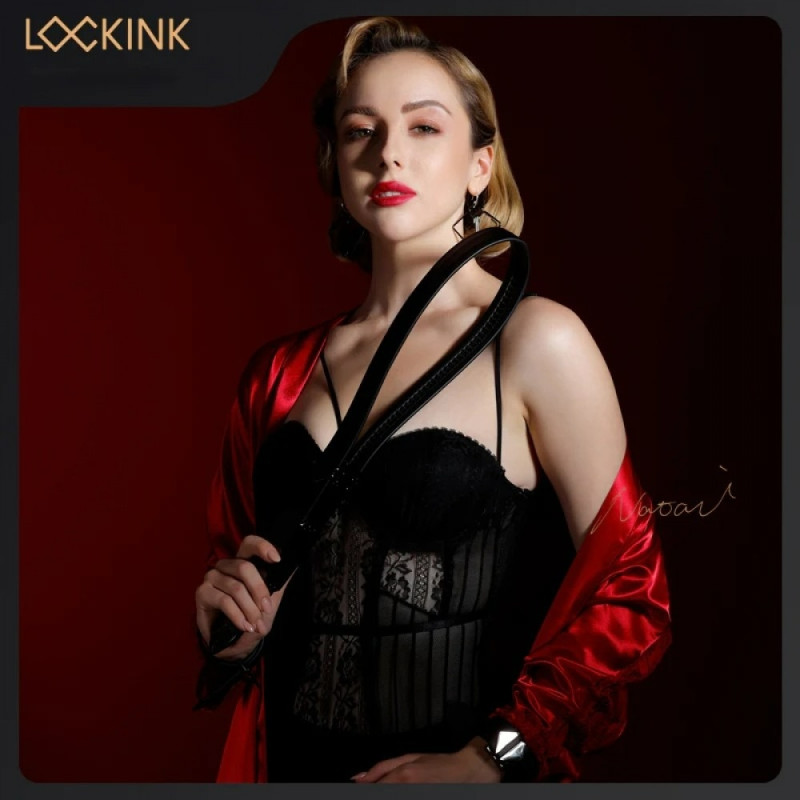 Ремень с регулируемой длиной Lockink, натуральная кожа и металл, черный Ремень с регулируемой длиной Lockink, натуральная кожа и металл, черный