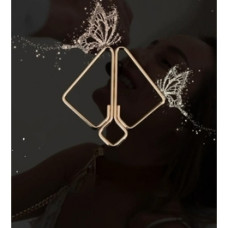 Затискачі для сосків з важкою підвіскою та сережками Lockink Сірі