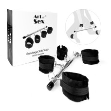 Колодка-распорка для рук и ног Art of Sex – Bondage Soft Touch BDSM Spreader, черный