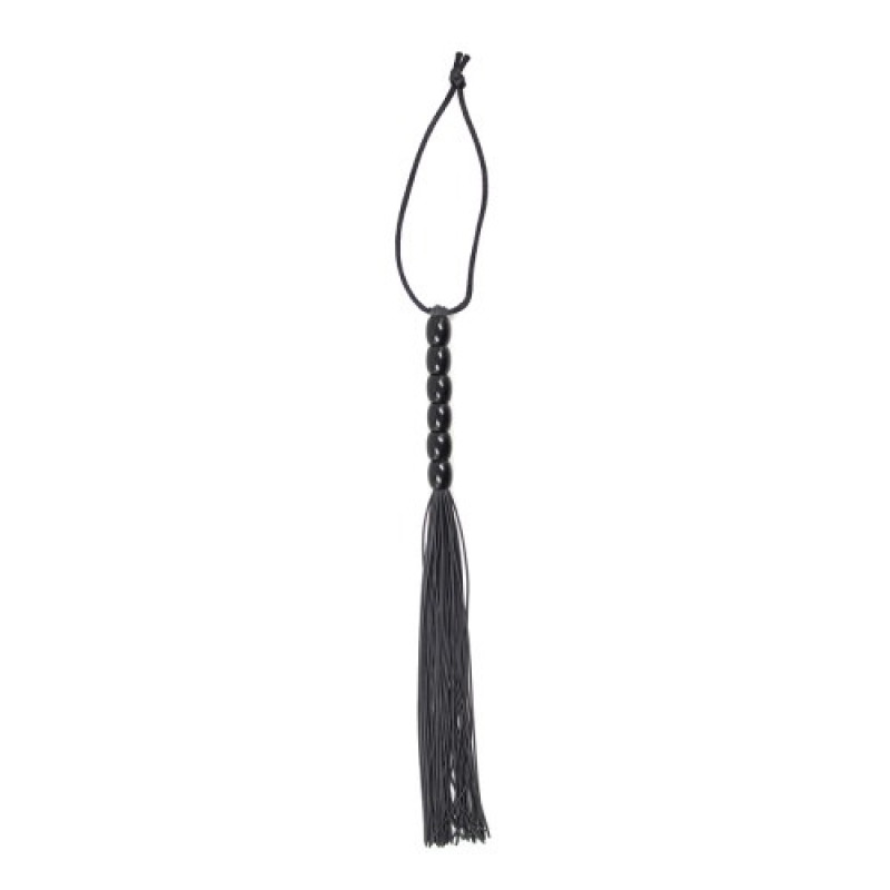 Флогер DS Fetish FLOGGER, 6 кульок, Чорний, ручка 45 см Флогер DS Fetish FLOGGER, 6 кульок, Чорний, ручка 45 см