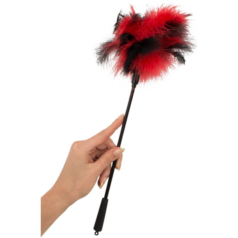 Перышко Bad Kitty 2492121 Feather Wand Красное/Черное Перышко Bad Kitty 2492121 Feather Wand Красное/Черное