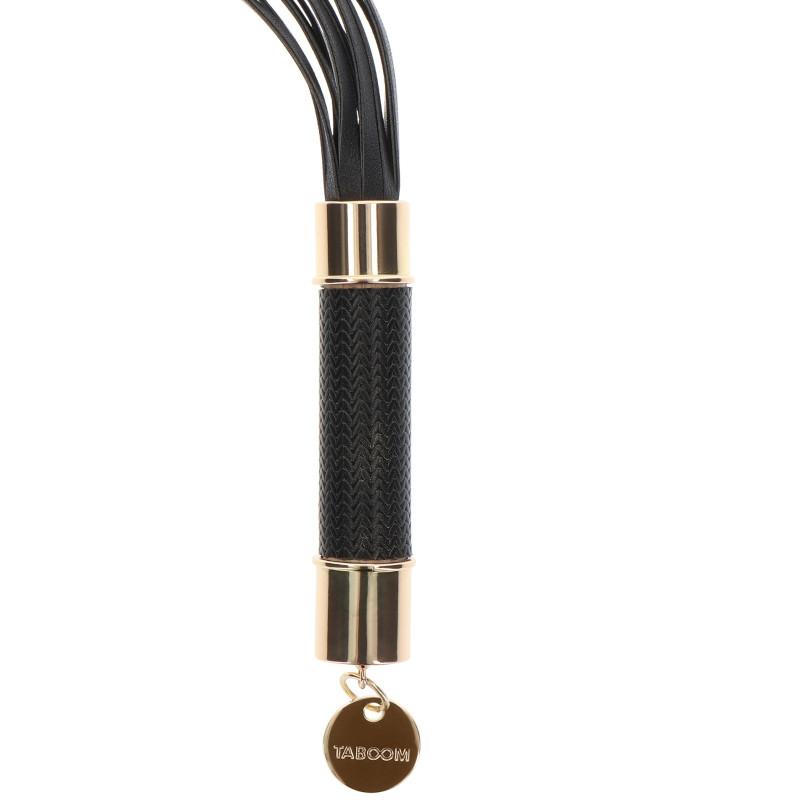 Флогер с подвеской на ручке Taboom, экокожа, черный, 35 см Флогер с подвеской на ручке Taboom, экокожа, черный, 35 см