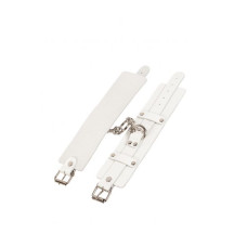 Наручники sLash Leather Dominant Hand Cuffs, White