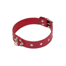 Ошейник sLash Leather Restraints Collar, Red