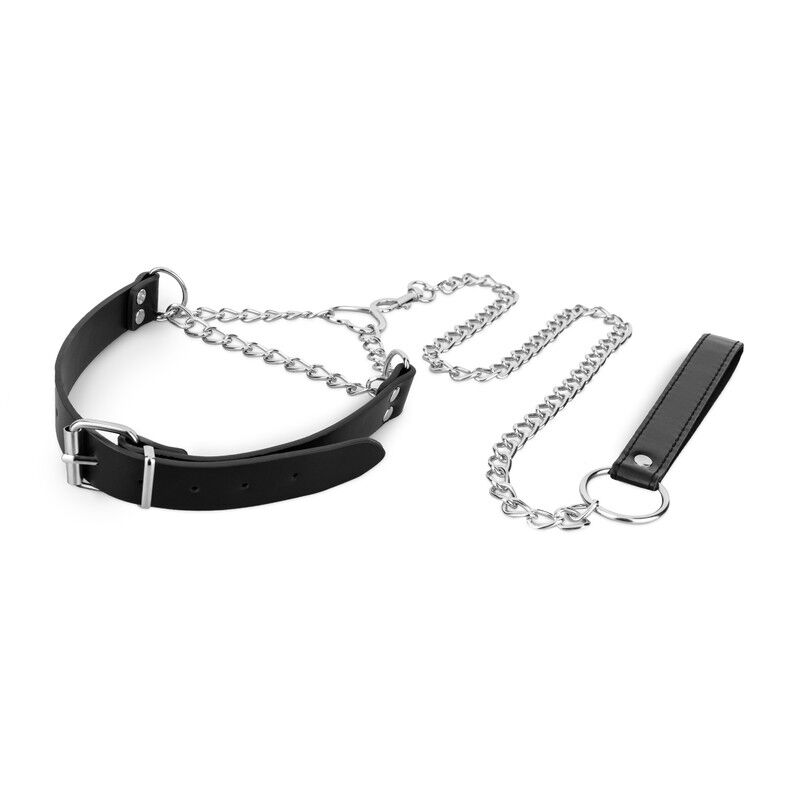Ошейник с поводком Bedroom Fantasies: Collar with Chain - Silver Ошейник с поводком Bedroom Fantasies: Collar with Chain - Silver