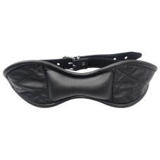 Маска StRubber XXdreamSToys Leder-Mund-Knebel Чорна