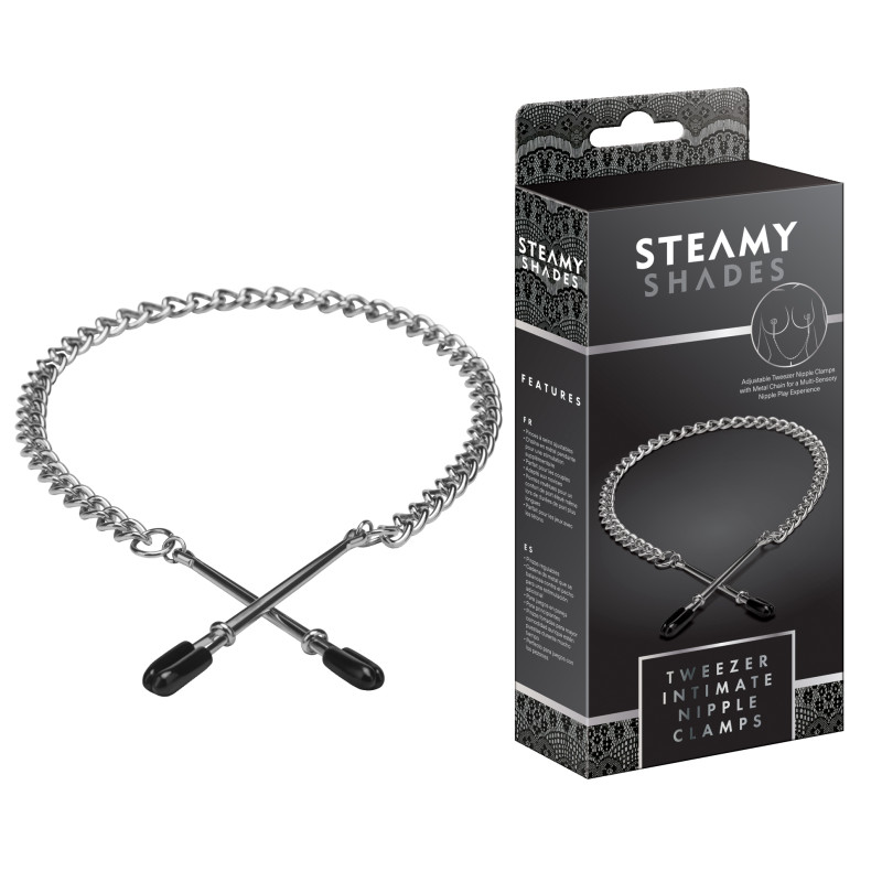 Зажимы для сосков StRubber STEAMY SHADES Tweezer Intimate Nipple Clamps Зажимы для сосков StRubber STEAMY SHADES Tweezer Intimate Nipple Clamps
