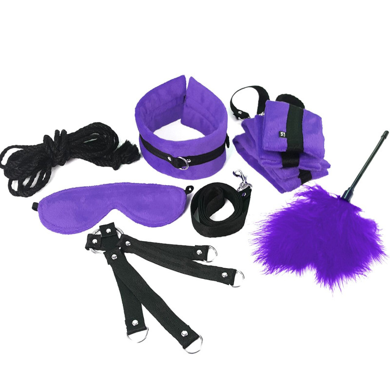 BDSM-набор Art of Sex – Soft Touch BDSM Set, фиолетовый, 9 предметов BDSM-набор Art of Sex – Soft Touch BDSM Set, фиолетовый, 9 предметов