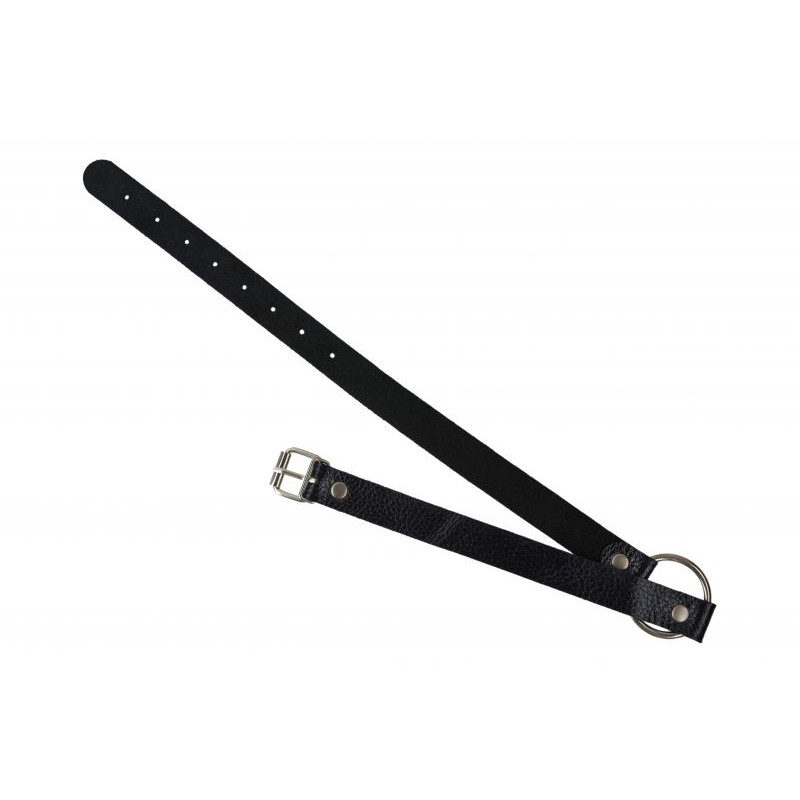 Кляп sLash Leather O-Ring Gag, Black Кляп sLash Leather O-Ring Gag, Black