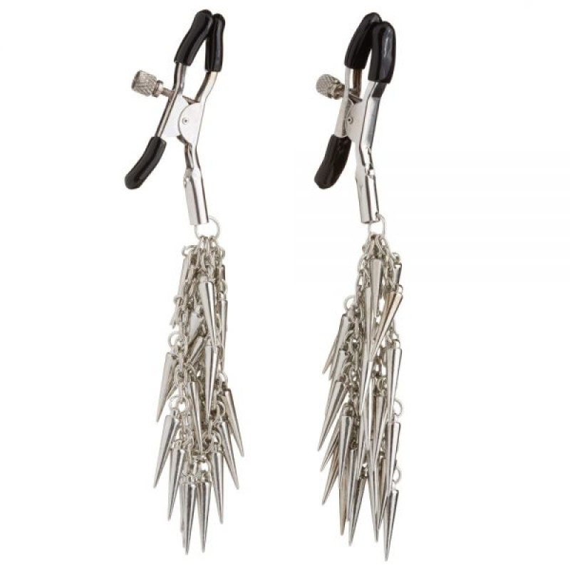 Зажимы на соски с шипами Lucky Bay Silver Metall Зажимы на соски с шипами Lucky Bay Silver Metall