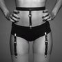Подтяжки Bijoux Indiscrets MAZE Suspender Belt for Underwear and Stockings Черные