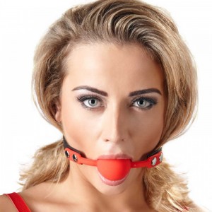 Кляп Bad Kitty Gag Silicone Red