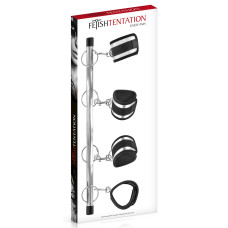 Фіксатор для рук і ніг Fetish Tentation Submission bar with 4 cuffs