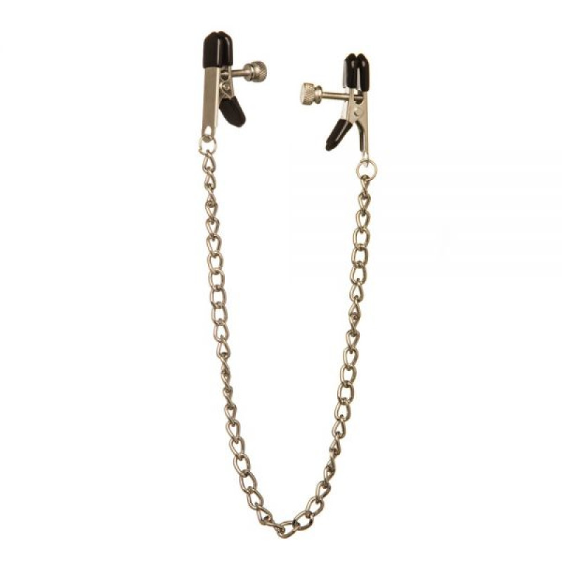 Зажимы на соски Lucky Bay Nipple play плоские цепь легкая Зажимы на соски Lucky Bay Nipple play плоские цепь легкая