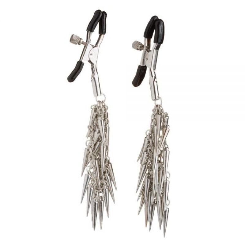 Зажимы на соски с шипами Lucky Bay Silver Metall Зажимы на соски с шипами Lucky Bay Silver Metall