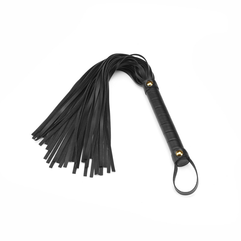 Флоггер Liebe Seele Black Organosilicon Flogger, 44 см, экокожа Флоггер Liebe Seele Black Organosilicon Flogger, 44 см, экокожа