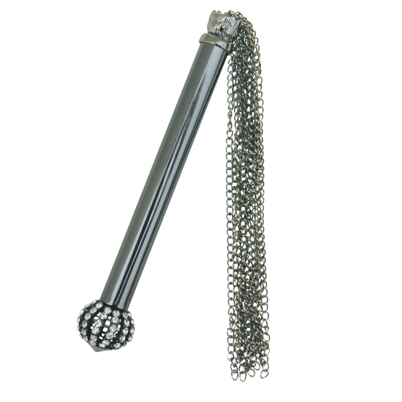 Металлическая плеть Sportsheets Midnight Jeweled Chain Tickler Металлическая плеть Sportsheets Midnight Jeweled Chain Tickler