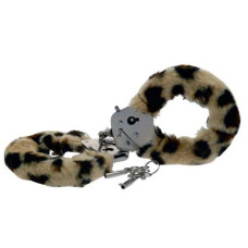 Наручники Toy Joy Furry Fun Cuffs Plush Леопардовые
