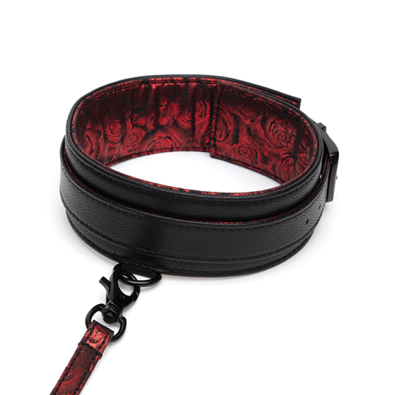 Ошейник и поводок Fifty Shades of Grey Sweet Anticipation Reversible Faux Leather Collar and Lead